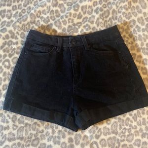 denim shorts